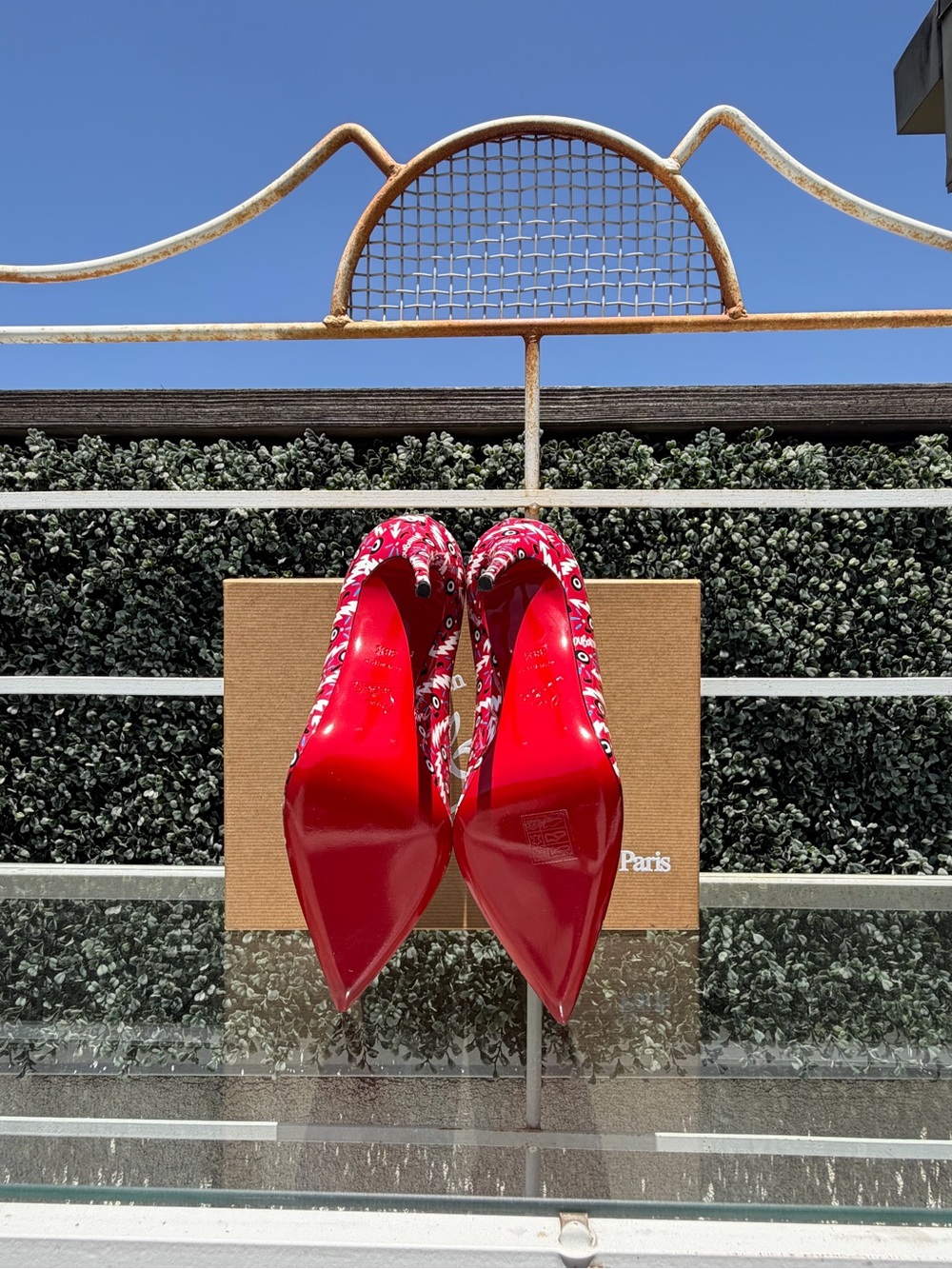 Christian Louboutin Pigalle “Loubitag” Capsule Pumps, Heels Red/Multicolor 8.5 - Picture 8 of 10